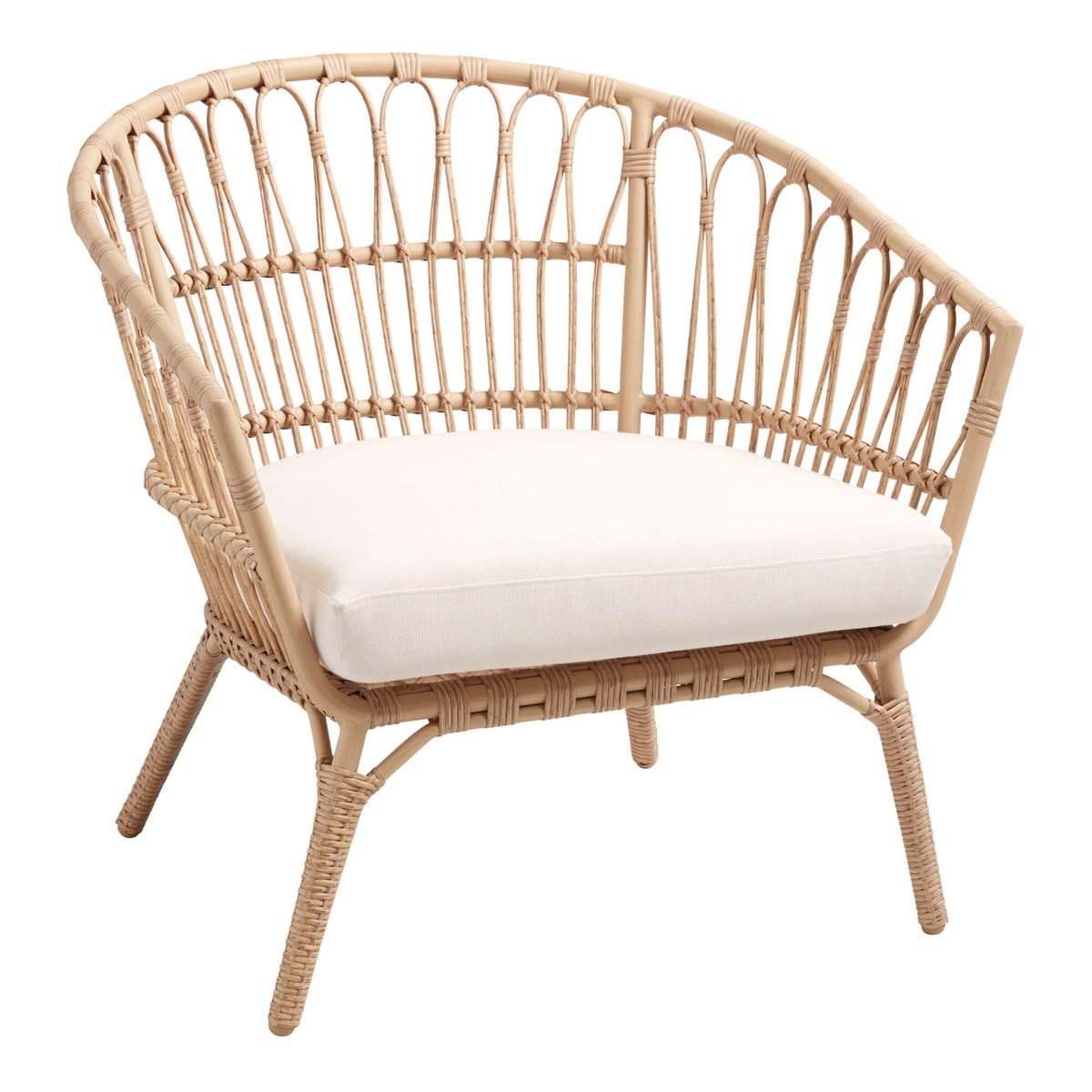 Oak lounge chair